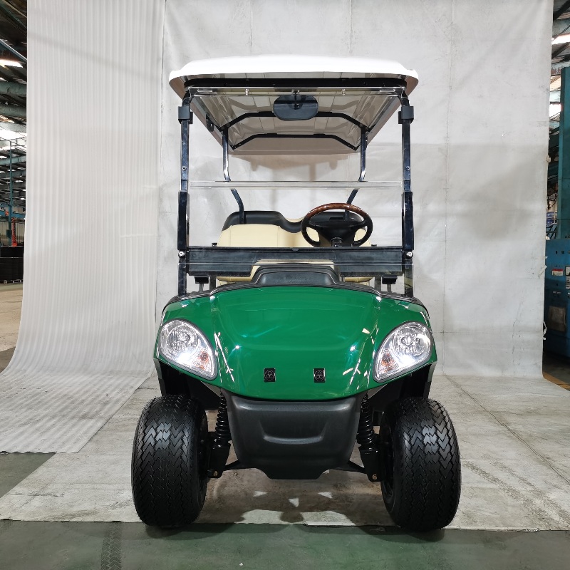 2+2 tempat duduk kereta golf elektrik dengan bateri lithium