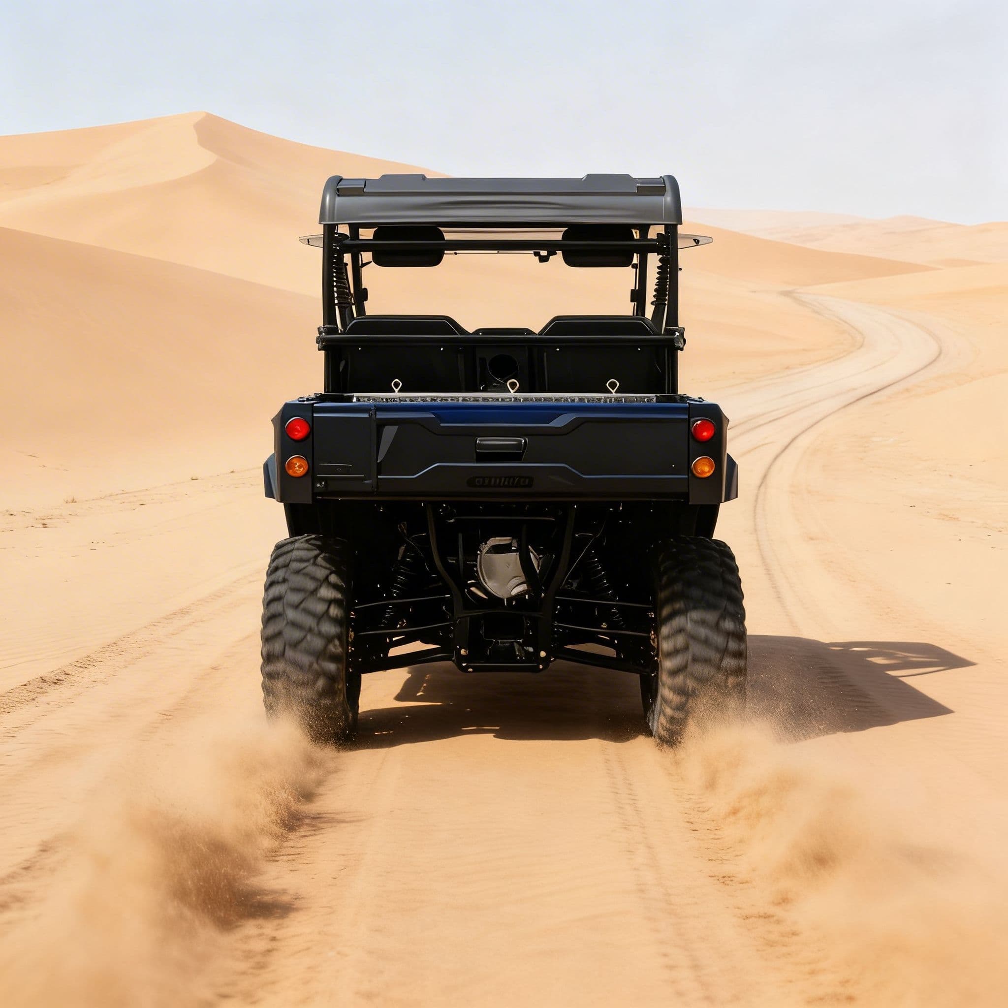 73.6V 150Ah 4WD Elektrik UTV PKE Tanpa Kunci 1000kg Tunda