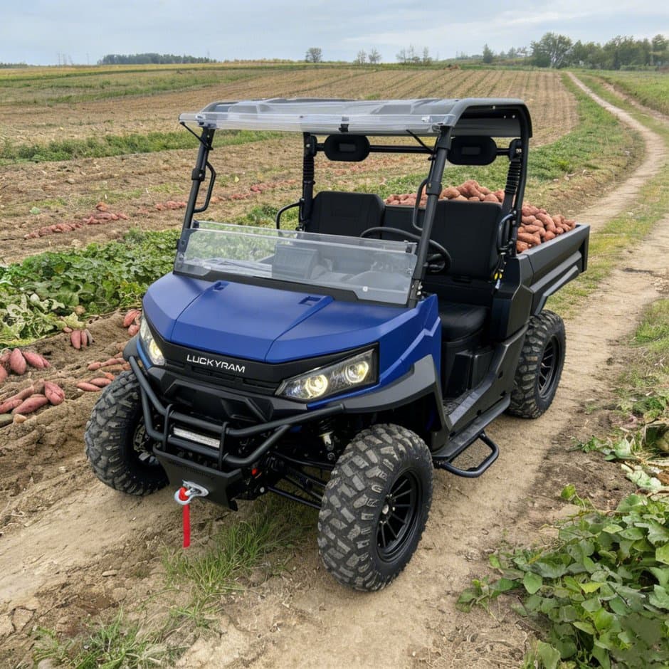 73.6V 4WD UTV 10kw Motor AC EPS Steering Bateri 150ah